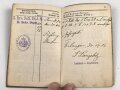 Bayern, Militärpaß eines Angehörigen im 19. Infanterie Regiment. Frankreichfeldzug, Eisernes Kreuz 2. Klasse