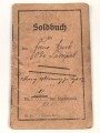 Preußen, Soldbuch eines Angehörigen der 5. Infanterie Division.