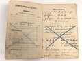 Preußen, Soldbuch eines Angehörigen der 5. Infanterie Division.