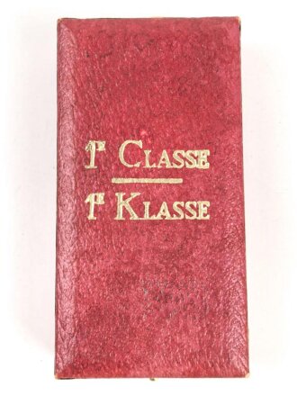 Belgien,  Etui für eine Auszeichnung