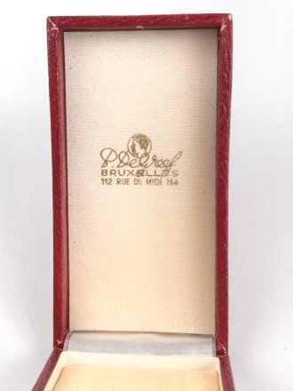 Belgien,  Etui für eine Auszeichnung