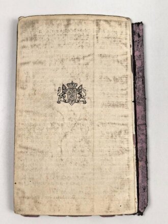 Hessen, Militärpaß eines Angehörigen im Feldartillerie Regiment 61, übergetreten zur Landwehr 2. Aufgebots am 4.4.14