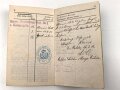 Bayern,  Militärpaß und Soldbuch eines Angehörigen Armierungs Batl. Nr. 1. am 11.8.15 wegen Krankheit zur Krankenabteilung Gent überwiesen, Kriegslazarett Stenay, zurückgestellt, ab 1918 zur Arbeitsleistung bei BASF Ludwigshafen