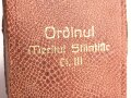 Rumänien,  Etui für eine Auszeichnung " Ordinul Meritul Stiintific Cl. III"