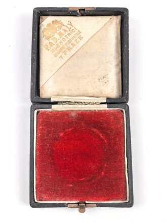 Tschechoslowakei, Etui für eine Medaille " 1891" 7,5 x 7,5 x 2,5cm