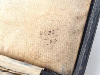 Tschechoslowakei, Etui für eine Medaille " 1891" 7,5 x 7,5 x 2,5cm