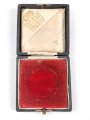 Tschechoslowakei, Etui für eine Medaille " 1891" 7,5 x 7,5 x 2,5cm