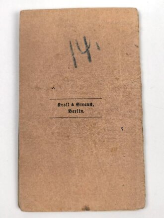 Württemberg, Militär Führerschein und zwei Soldbücher eines Angehörigen im Kraftfahrbatl. , Eisernes Kreuz 2. Klasse