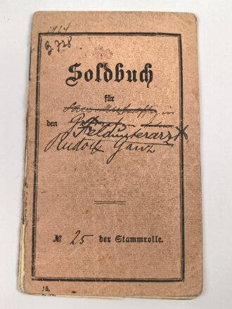 Württemberg, Militär Führerschein und zwei Soldbücher eines Angehörigen im Kraftfahrbatl. , Eisernes Kreuz 2. Klasse