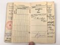 Württemberg, Militär Führerschein und zwei Soldbücher eines Angehörigen im Kraftfahrbatl. , Eisernes Kreuz 2. Klasse