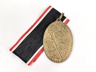 Kyffhäuserbund,  Kriegsdenkmünze 1914-18 , Band...