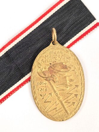 Kyffhäuserbund,  Kriegsdenkmünze 1914-18 , Band...