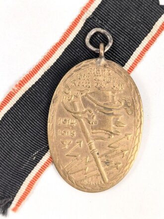 Kyffhäuserbund,  Kriegsdenkmünze 1914-18 , Band...