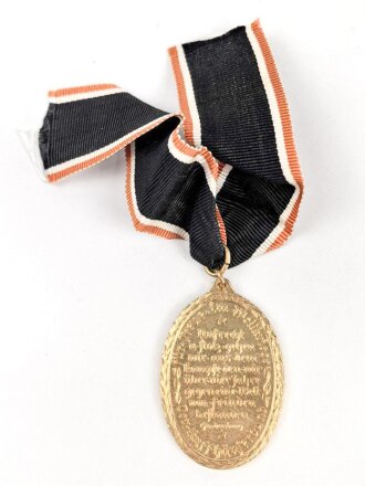 Kyffhäuserbund,  Kriegsdenkmünze 1914-18 , am Band