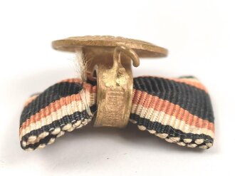 Kyffhäuserbund,  Knopflochminiatur zur Kriegsdenkmünze 1914-18