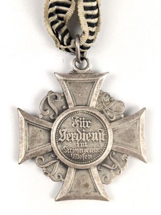 Preußischer Landeskriegerverband,   Ehrenkreuz 2. Klasse "Für Verdienst im Kriegervereinswesen" ., am Band