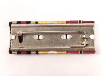 Bandspange Ostmedaille, Ehrenzeichen Schlesischer Adler...