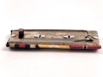 Bandspange Ostmedaille, Ehrenzeichen Schlesischer Adler 2. Stufe, Ehrenkreuz für Frontkämpfer. Breite 26mm