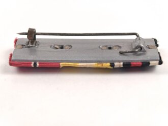 Bandspange Ehrenkreuz für Frontkämpfer,  Ehrenzeichen Schlesischer Adler 2. Stufe, Ostmedaille. Breite 26mm