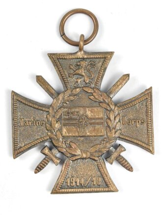Marine Korps Flandern, Ehrenkreuz 1914/18