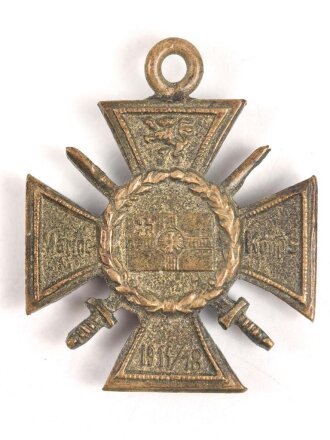 Marine Korps Flandern, Miniatur 16mm zum Ehrenkreuz 1914/18