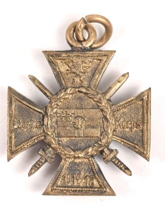 Marine Korps Flandern, Miniatur 16mm zum Ehrenkreuz 1914/18