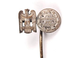 Miniatur 9mm Ehrenzeichen Schlesischer Adler und Lebenrettungsmedaille