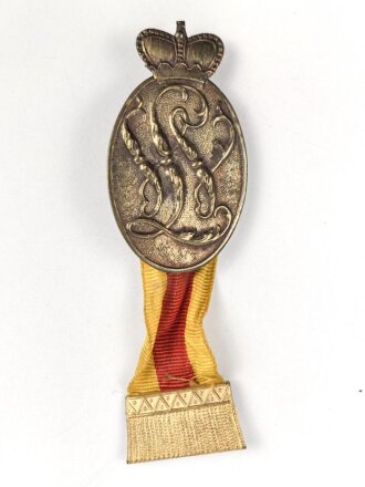 Blechabzeichen, vermutlich badischer Kriegerverein