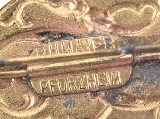 Blechabzeichen, vermutlich badischer Kriegerverein