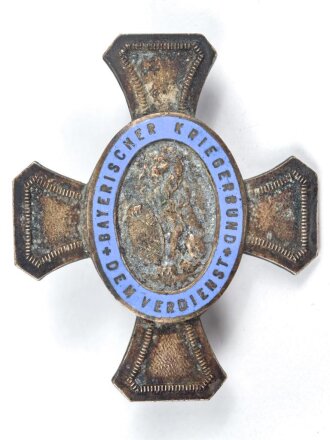 Bayrischer Kriegerbund, Bundesehrenkreuz, Nadel defekt