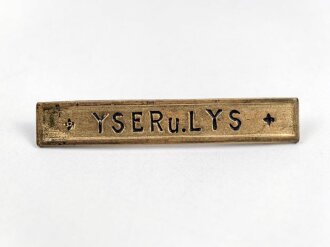 Gefechtsspange " Yser u.Lys" zur Kyffhäuserbund Kriegsdenkmünze 1914-18