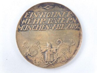 Freikorps, Einwohnerwehr Bayern , München, bronzene...
