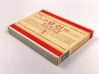 Schachtel Zigaretten "Reemtsma R6" ungeöffnet , Steuerbanderole mit Hakenkreuz