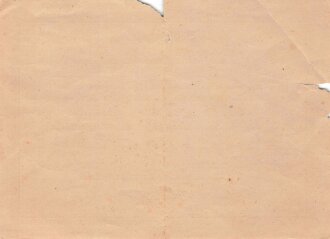 Kyffhäuserbund,  Verleihungsurkunde zur Kriegsdenkmünze 1914-18, dazu die Denkmünze mit beiliegendem Band