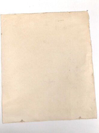 Württembergischer Kriegerbund, Glückwunschurkunde auf Schmuckblatt. Maße 24 x 28cm