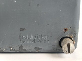 Luftwaffe, Umformer U.10/E, Ln 27377 für Fu.G 10. Funktion nicht geprüft, ungereinigt.