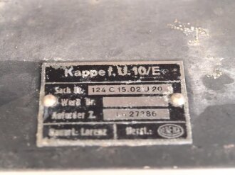 Luftwaffe, Umformer U.10/E, Ln 27377 für Fu.G 10. Funktion nicht geprüft, ungereinigt.