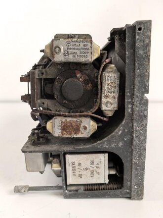 Luftwaffe Umformer U/10 s, Ln 27375, Einankerumformer für den Sender der FuG10-Anlage. Originallack, Funktion nicht geprüft
