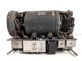 Luftwaffe Umformer U/10 s, Ln 27375, Einankerumformer für den Sender der FuG10-Anlage. Originallack, Funktion nicht geprüft