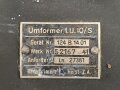 Luftwaffe Umformer U/10 s, Ln 27375, Einankerumformer für den Sender der FuG10-Anlage. Originallack, Funktion nicht geprüft