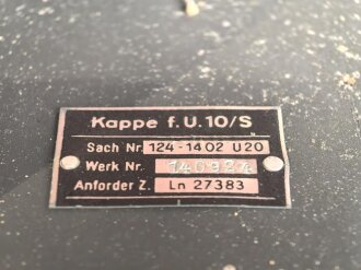 Luftwaffe Umformer U/10 s, Ln 27375, Einankerumformer für den Sender der FuG10-Anlage. Originallack, Funktion nicht geprüft