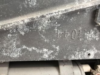 Luftwaffe Umformer U/10 s, Ln 27375, Einankerumformer für den Sender der FuG10-Anlage. Originallack, Funktion nicht geprüft