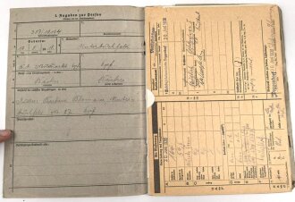 Luftwaffe, Wehrstammbuch eines Angehörigen...