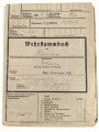 Luftwaffe, Wehrstammbuch eines Angehörigen zunächst Flieger Ausbildungs Regiment 53 Straubing, Flugzeugführerschule Prag, zuletzt Fliegerhorstkommandantur E24/IV.
