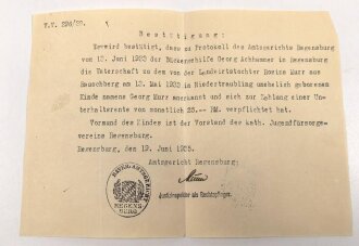 Heer, Wehrstammbuch eines Angehörigen zunächst Infanterie Regiment 41, danach Infanterie Regiment 289 und 480. Eisernes Kreuz 2. Klasse, Verwundetenabzeichen in silber, Ostmedaille.  Rußlandfeldzug.