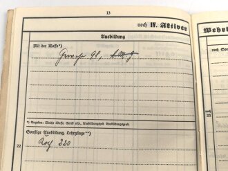 Heer, Wehrstammbuch eines Angehörigen zunächst Infanterie Regiment 41, danach Infanterie Regiment 289 und 480. Eisernes Kreuz 2. Klasse, Verwundetenabzeichen in silber, Ostmedaille.  Rußlandfeldzug.