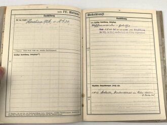 Heer, Wehrstammbuch eines zunächst Angehörigen Infanterie Ersatz Btl 19 München, danach weitere Infanteristische Einheiten, Heereswaffenmeisterschule, zuletzt Beobachtungs Ersatz und Ausbildungs Abteilung 7.