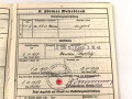 Heer, Wehrstammbuch eines Angehörigen zunächst MG Kompanie Infanterie Regiment 41 Weiden, dann Kriegsschule Dresden, Grenadier Regiment 476, entlassen am 15.8.44. SA Sportabzeichen, Rußlandfeldzug