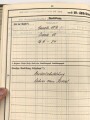 Heer, Wehrstammbuch eines Angehörigen zunächst MG Kompanie Infanterie Regiment 41 Weiden, dann Kriegsschule Dresden, Grenadier Regiment 476, entlassen am 15.8.44. SA Sportabzeichen, Rußlandfeldzug