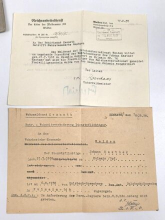 Heer , Wehrstammbuch eines Angehörigen zunächst Infanterie Ersatz Batl. 72 Karlsbad, danach etliche weitere Einheiten, zuletzt Panzer Grenadier Sturmbtl 2. Panzerarmee. Besetzung des Departemets Indre et Loire , Ende 1943 Bekämpfung der Bandenbewegung im